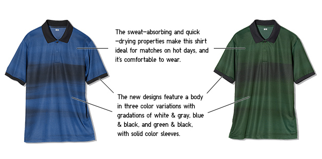 Polo shirt of Kei Nishikori Come-back Match Model