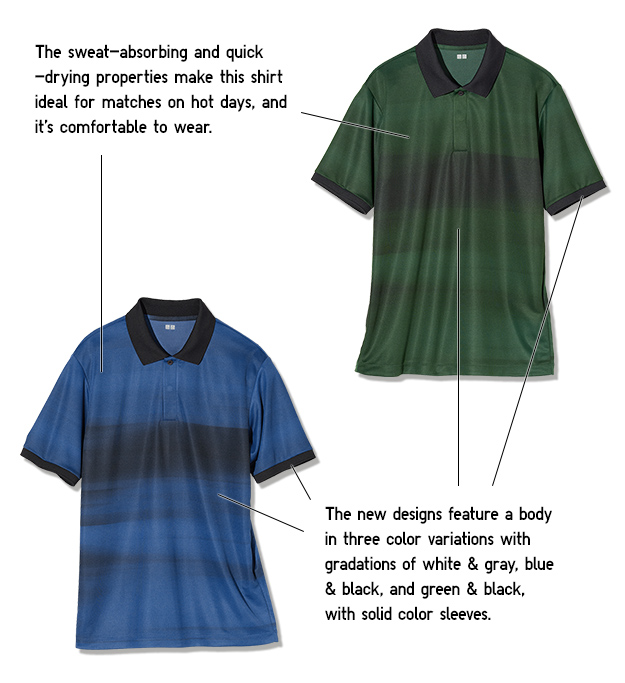 Polo shirt of Kei Nishikori Come-back Match Model