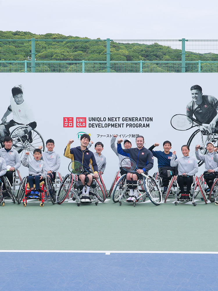 ITF UNIQLO WHEELCHAIR TENNIS CLINIC with Shingo Kunieda & Gordon Reid