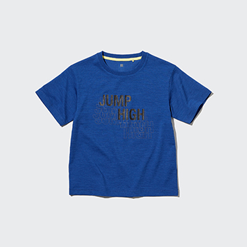 KIDS Ultra Stretch DRY-EX Crew Neck Short Sleeve T-Shirt