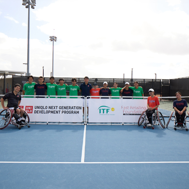 UNIQLO Next Generation Development Program with Shingo Kunieda and Kei Nishikori 2024