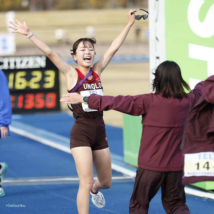 11月23日（日）開催のクイーンズ駅伝で、過去最高6位、翌年のシード権を獲得しました。
