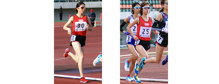 日本実業団陸上競技連合女子長距離記録会（山口県・維新百年記念公園陸上競技場）