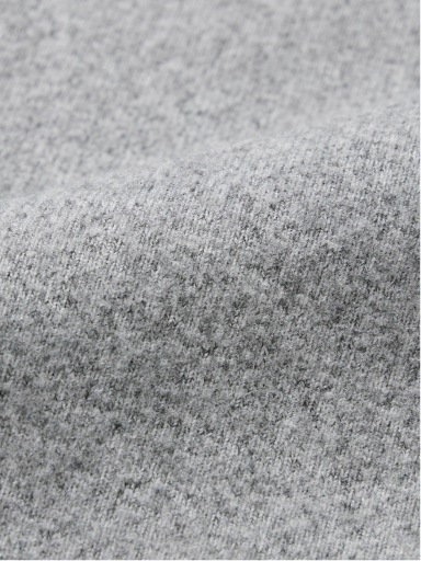 ソフトニットフリースモックネックT