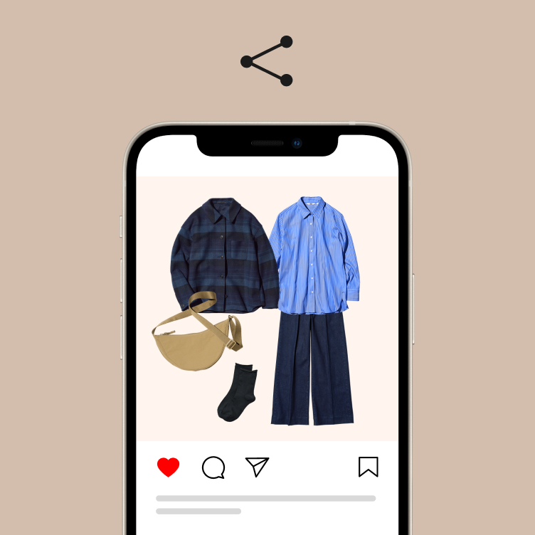 ダウンロードした画像を SNSで共有しましょう。