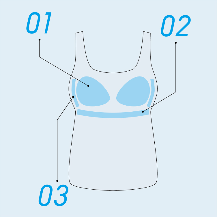 ブラもトップスも この一枚で。