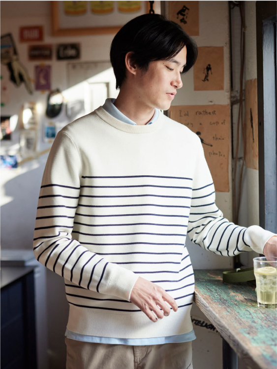 人気ニットに、 期待の新柄。