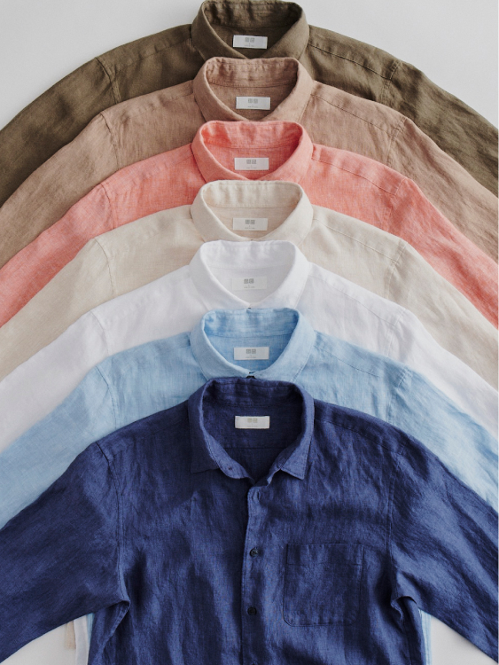 選択肢グッと充実、 リネンシャツ群。