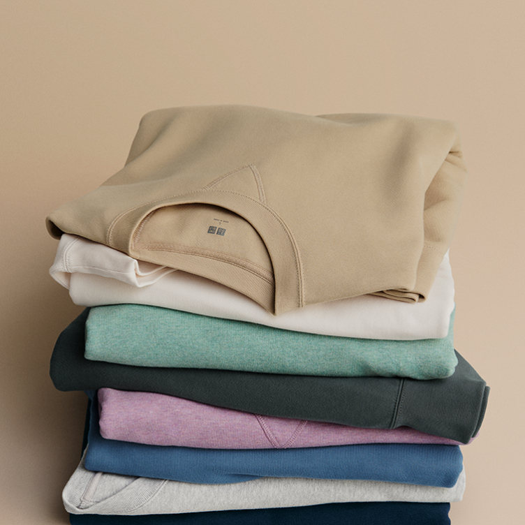 スウェットクルーネックシャツ（長袖）セットアップ可能