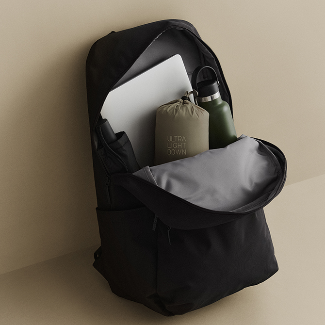 ダウンと一緒にどこへでも。