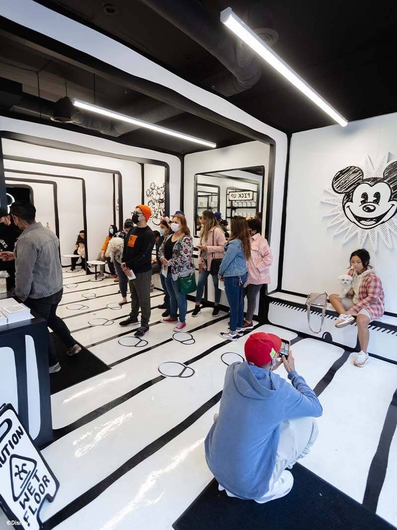 Monochrome Mickey Mouse Art by Joshua Vides