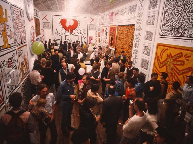 Keith Haring 1st Exhibition