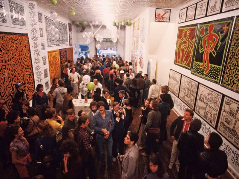 Keith Haring 1st Exhibition