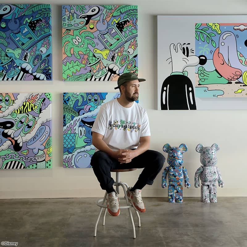 Mickey & Friends Art by Steven Harrington