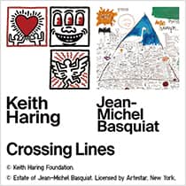 Keith Haring | Jean-Michel Basquiat Crossing Line