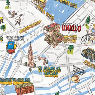 UNIQLO and Our Town; Hamburg